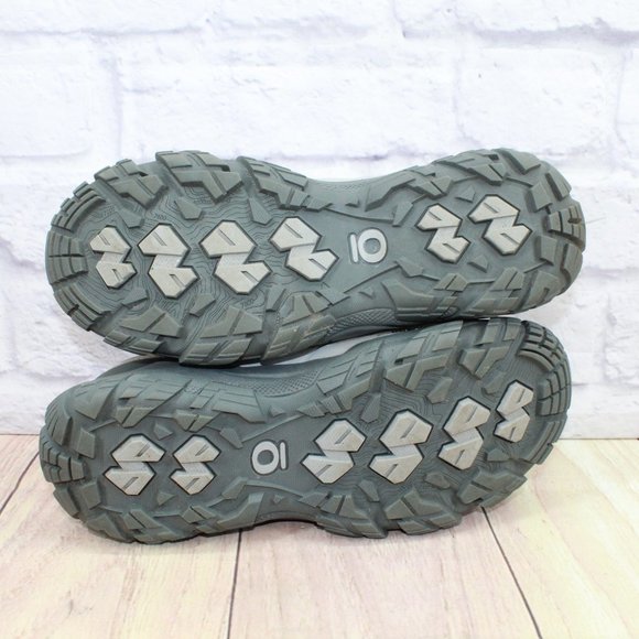 Oboz Sawtooth Beige Leather B-Dry Waterproof Sneaker Hiking Shoes Size 9.5 - Picture 7 of 9